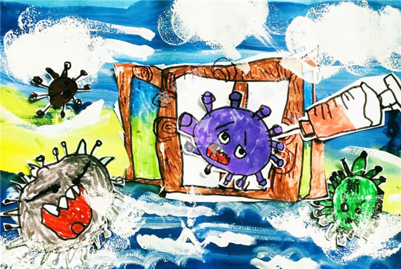 新冠病毒快走开