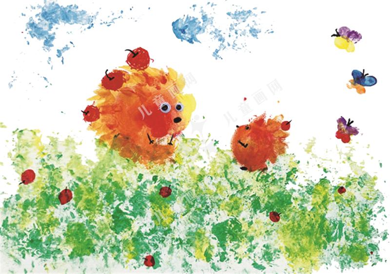 刺猬一家的午餐