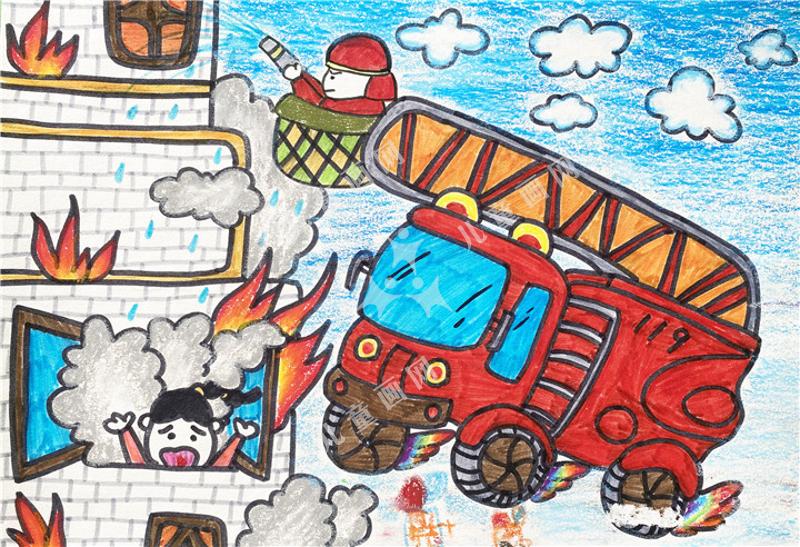 救人、灭火消防员