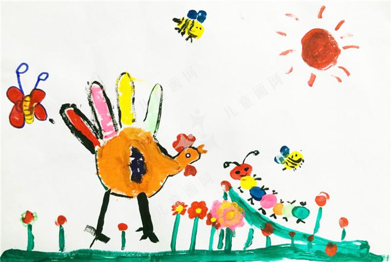 手指画——好朋友