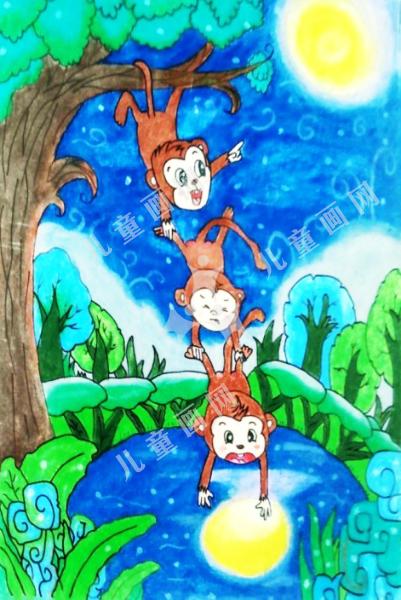 猴子捞月