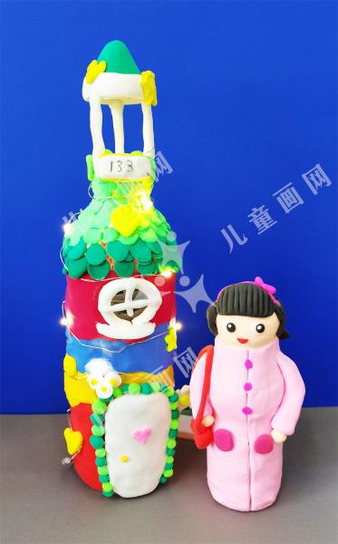 粘土作品——爱的小屋