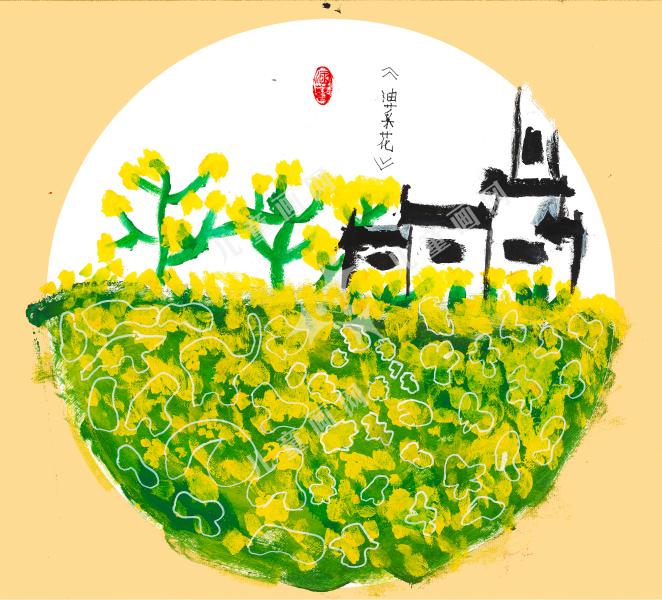 油菜花黄
