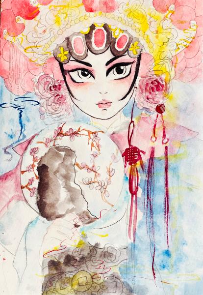 人面桃花相映红