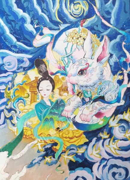 玉兔呈祥