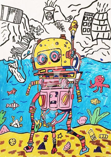 海洋净化机器人