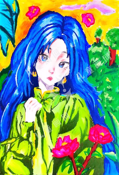 春天的少女