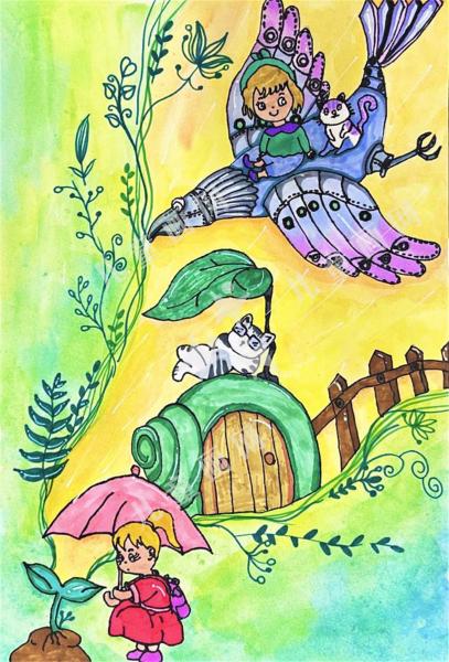 自然守护者的梦幻未来