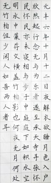 记承天寺夜游