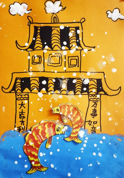 鲤鱼跃龙门